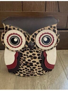 Kate Spade Blinx 3D Owl Crossbody Purse Bag Handbag